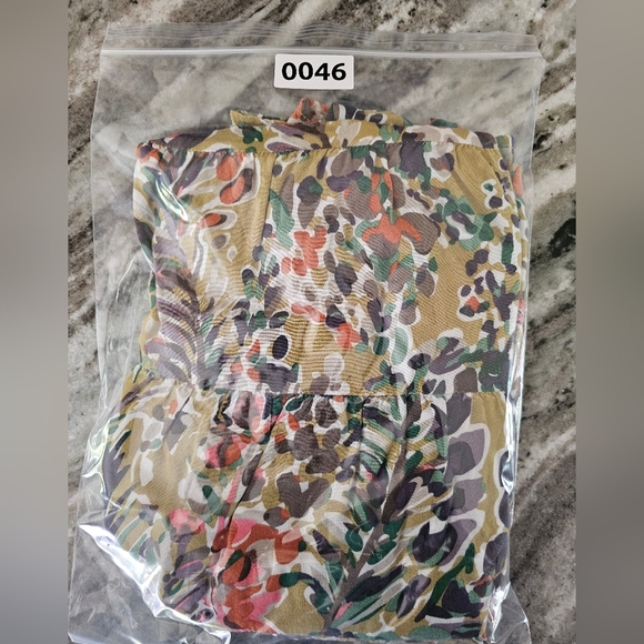 Jodifl Rayon Floral Sleeveless Tiered Print Dress Babydoll Size Large - Picture 14 of 14